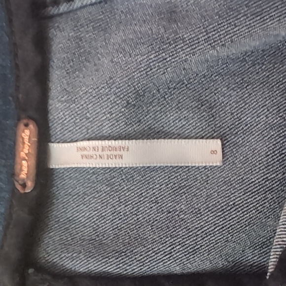 Free People - Modern Femme Denim Stretch Skirt - Size 8 - Picture 6 of 7